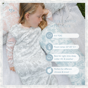 Cosoco Kids Estate Signature Sleep Sack (0.5 TOG) - Estate Grey