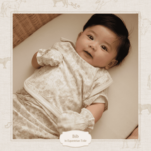 Cosoco Kids Bib - Equestrian Toile