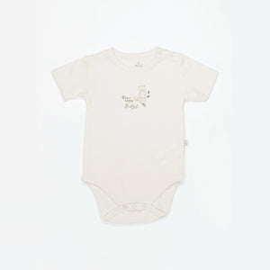 Bistyle Organic Bear & Apple 3-Piece Organic Cotton Bodysuits