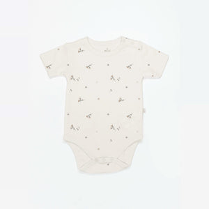 Bistyle Organic Flowery Love 3-Piece Organic Cotton Bodysuits