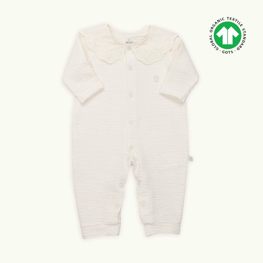 Bistyle Organic Bloom Checkers Organic Cotton Romper