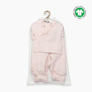 Bistyle Organic Blush Baby 4-Piece Organic Cotton Baby Wear