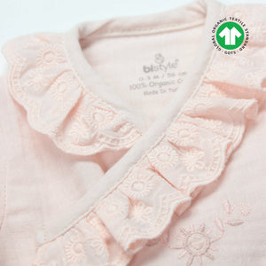 Bistyle Organic Blush Baby 4-Piece Organic Cotton Baby Wear