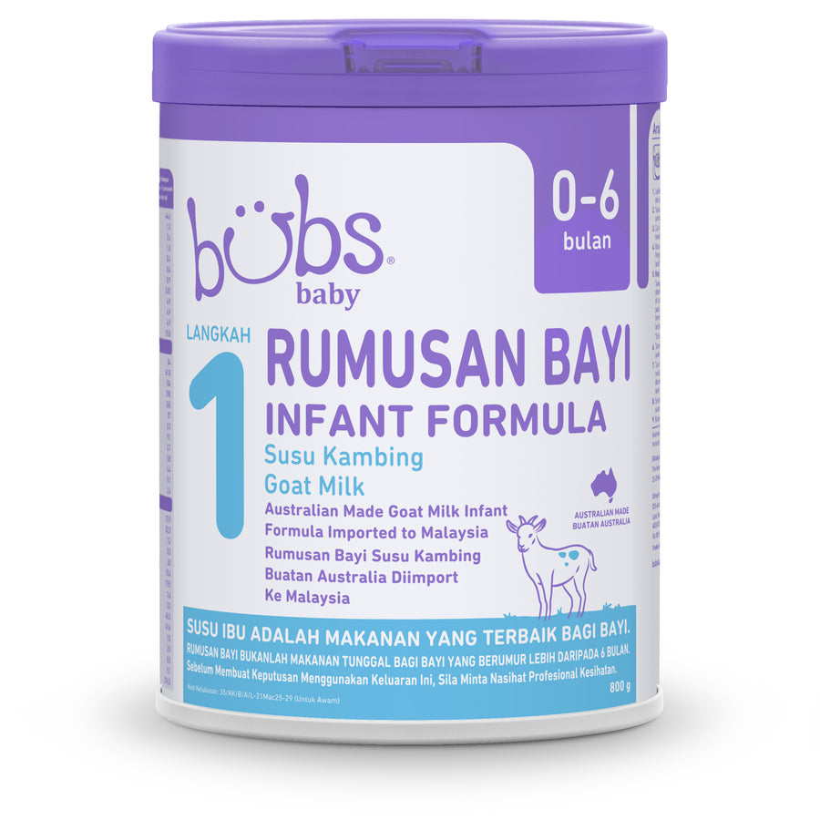 Bubs Advanced Plus+ Goat Infant Formula Stage 1, 800g (0-6m)