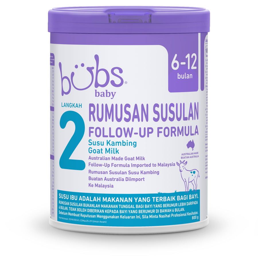 Bubs Advanced Plus+ Goat Follow On Formula Stage 2, 800g (6-12m)
