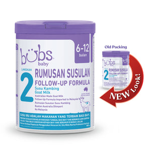Bubs Advanced Plus+ Goat Follow On Formula Stage 2, 800g (6-12m)