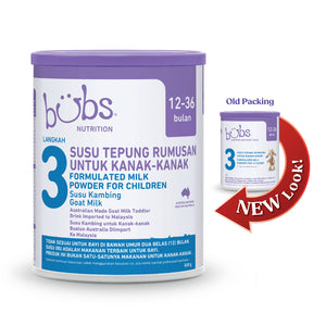 Bubs Advanced Plus+ Goat Toddler Milk Drink Stage 3, 800g (12M-18M)
