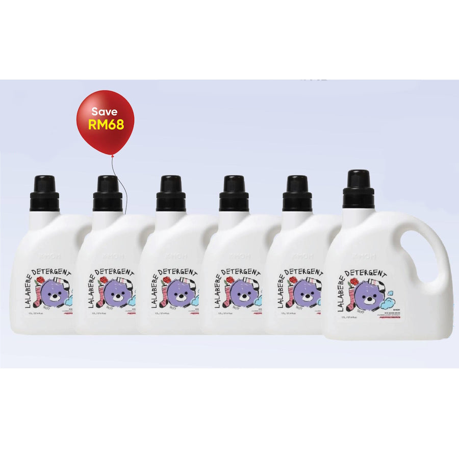 K-Mom Lalabebe Laundry Detergent Magnolia x 6 bottles