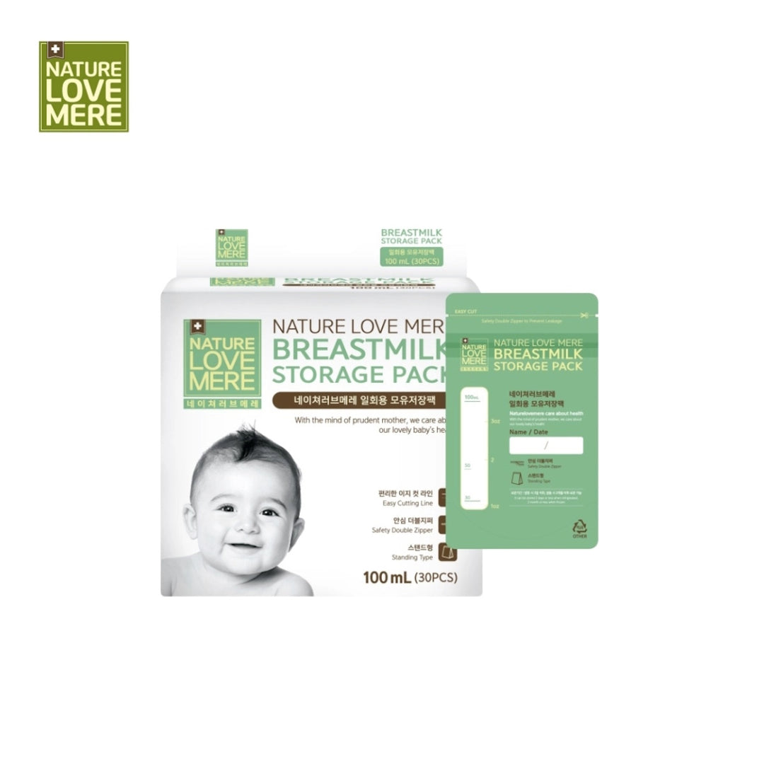 Nature Love Mere Breastmilk Storage Pack 100ml (30 pcs)