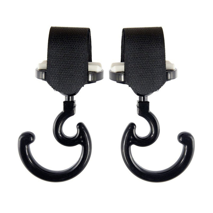 Cambrass Stroller Magic Hook Solid Black 10x6x3cm
