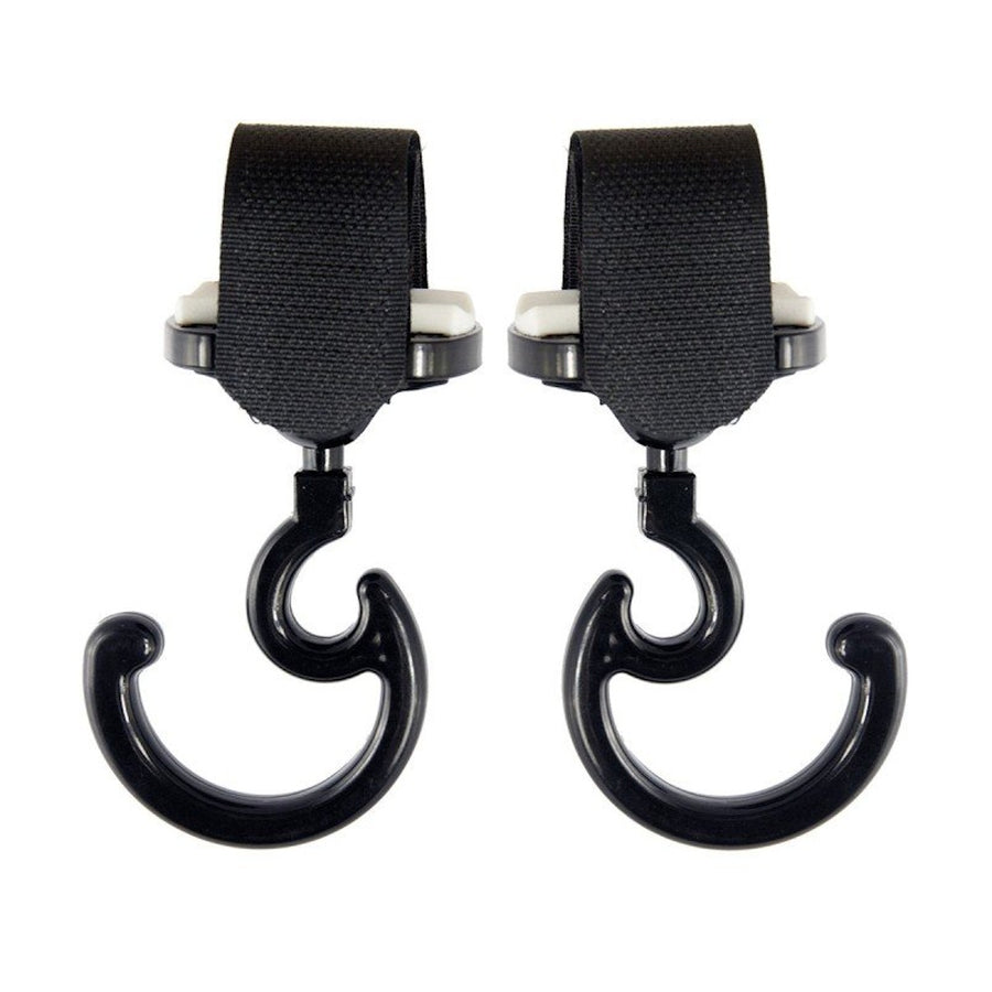 Cambrass Stroller Magic Hook Solid Black 10x6x3cm