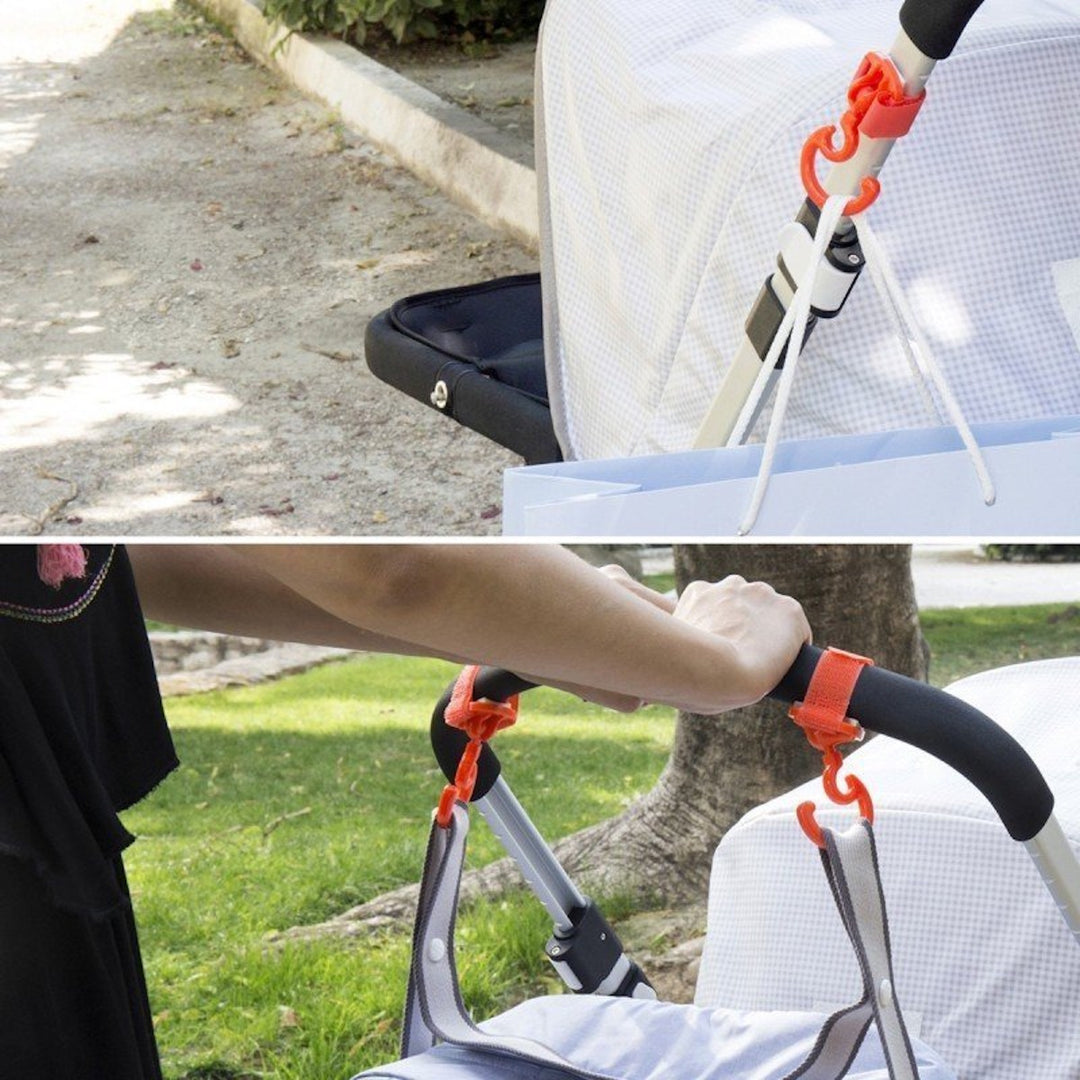 Cambrass Stroller Magic Hook Solid Black 10x6x3cm