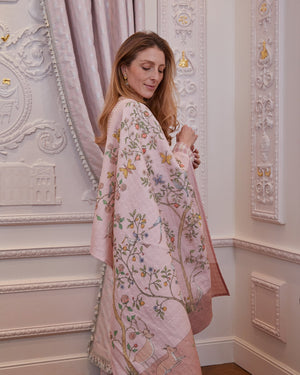 Atelier Choux In Bloom Pink carré and bib lifestyle photo