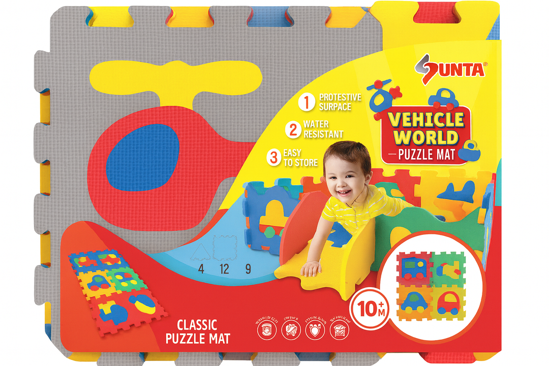 Sunta Mijoy 9Pcs Puzzle w/ Border – Vehicle World
