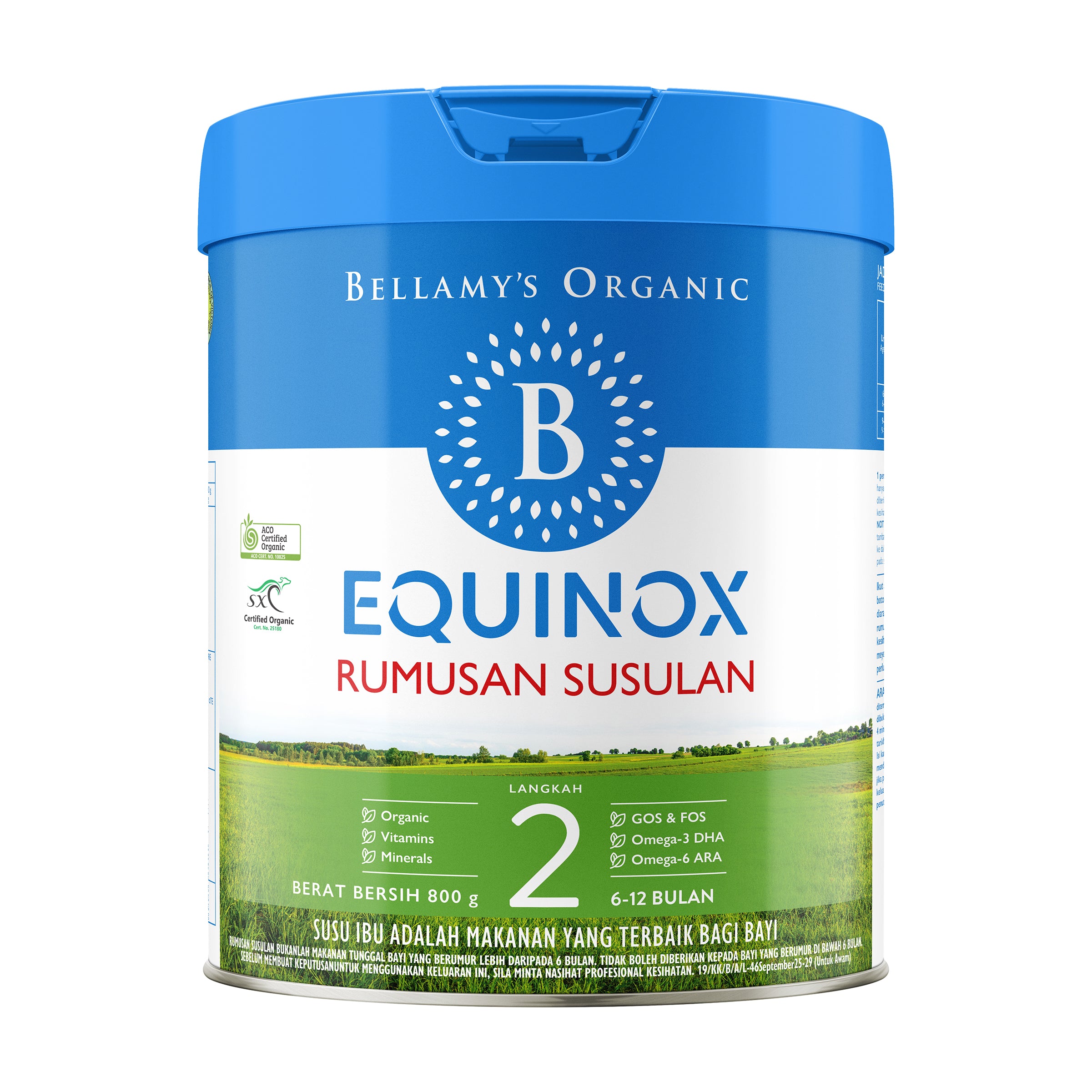 Bellamy's Organic Equinox Follow-On (Step 2) 800g – Happikiddo