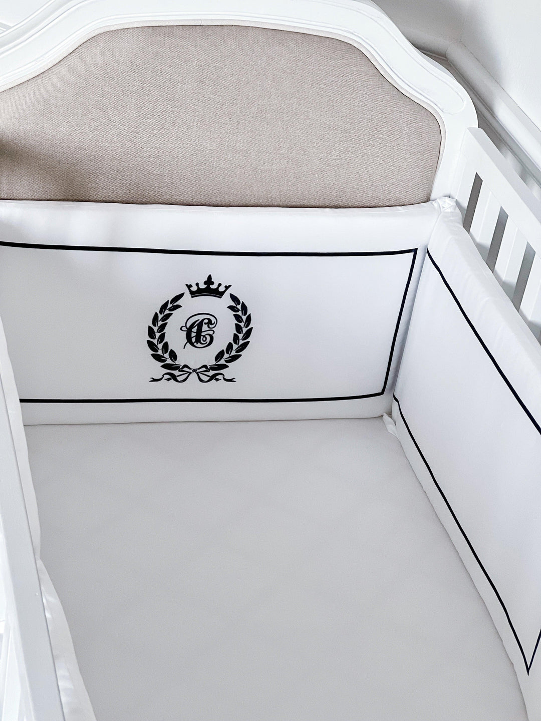 Count & Countess Egyptian Cotton Cot Bumpers