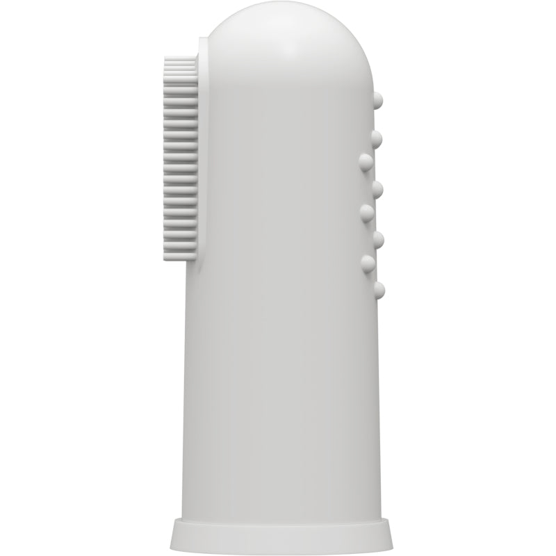 Dr. Brown's Silicone Finger Toothbrush with Case, Light Green, 1-Pack