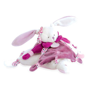 Doudou et Compagnie Cerise the Rabbit flat comforter, 27 cm
