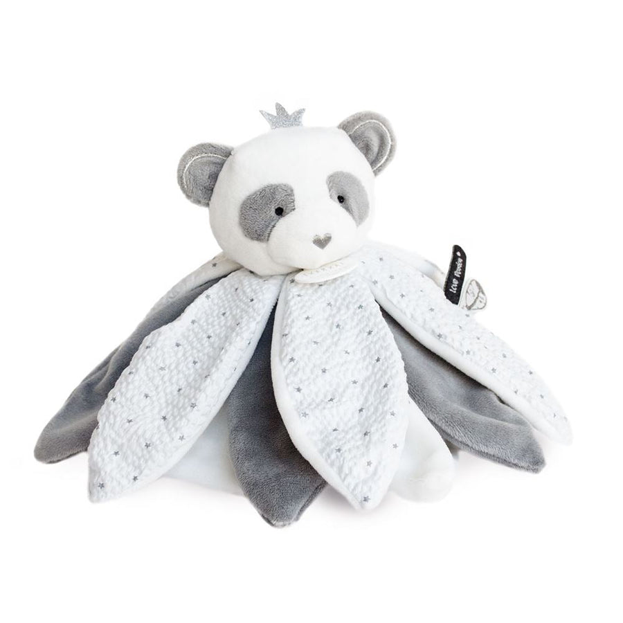 Doudou et Compagnie Dream Catcher panda petal comforter, 26 cm