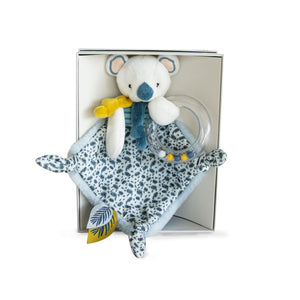 Yoca the Koala rattle comforter with gift box