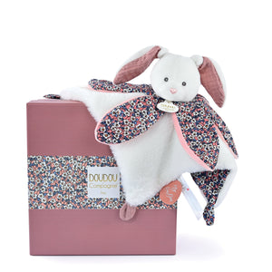Boh'Aime pink rabbit petal comforter with its gift box