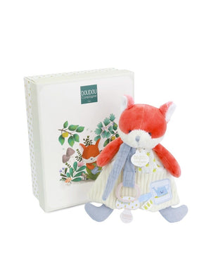 Romarin the Fox dummy holder with its gift box