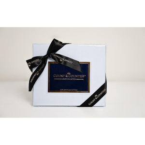 Count & Countess Egyptian Cotton Cot Fitted Sheet - Dreamy Blue (Set of 2) - image 2 - Happikiddo.com