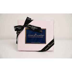 Count & Countess Egyptian Cotton Cot Fitted Sheet - Cradle Pink (Set of 2) - image 2 - Happikiddo.com