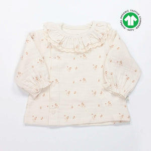 Bistyle Organic Daisy Flowers 4-Piece Organic Cotton Baby Wear 3-6M