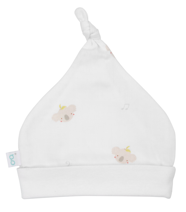 Granny Ben Muslin Top Knot Beanie Hat