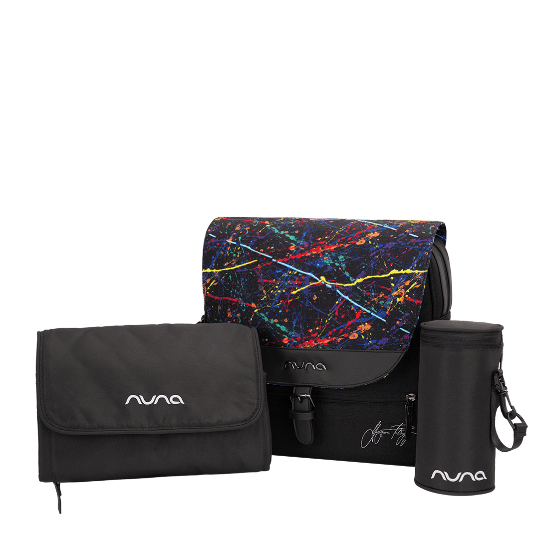 Nuna Triv Next (Rainbow Collection) + Nuna Diaper Bag (Rainbow Collection)