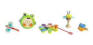 Hape Nature Band Rhythm Kit five-piece percussion set