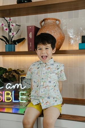 Maison Q Eissasaurus Reversible Shirt