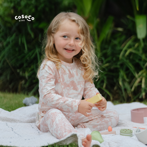 Cosoco Kids Estate Pajamas - Estate Pink