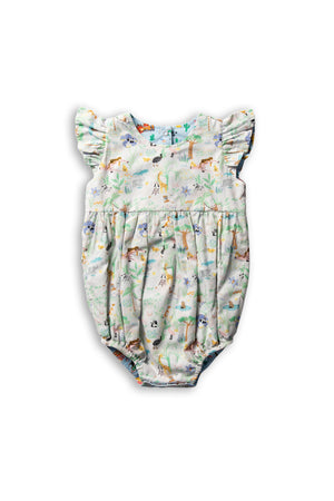 Maison Q Eissasaurus Reversible Girl Onesie
