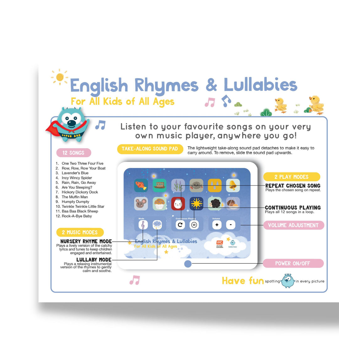 Baba Baa Rhymes & Lullabies- For All Kids Of All Ages