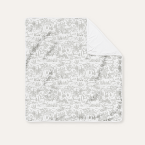 Cosoco Kids Estate Double Layer Blanket - Grey