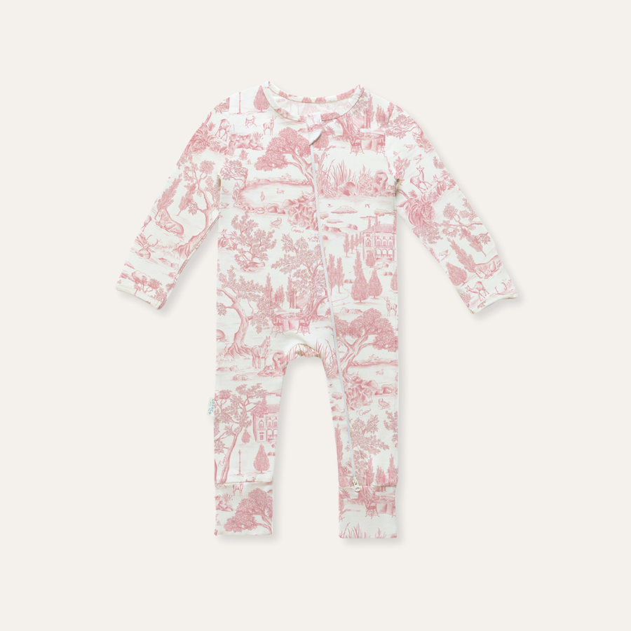 Cosoco Kids Estate Sleepsuit - Estate Pink