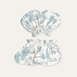 Cosoco Kids Estate Mittens & Booties - Estate Blue