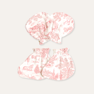 Cosoco Kids Estate Mittens & Booties - Estate Pink