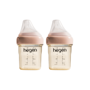 Hegen PCTO 150ml/5oz PPSU feeding bottles, 2-pack, Pink collar