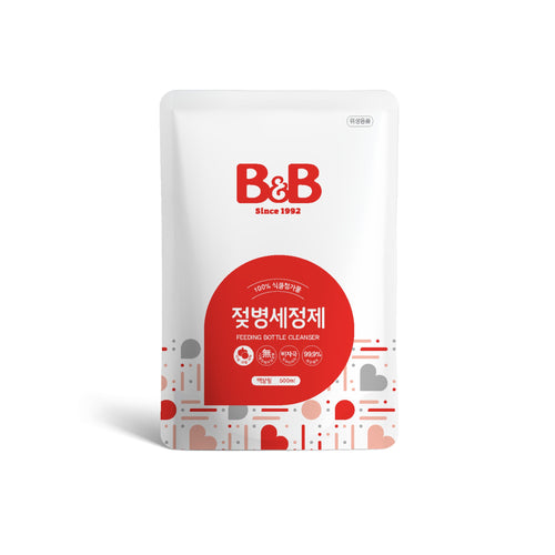 B&B Feeding Bottle Cleanser liquid, 500ml refill pouch