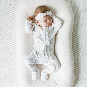 KAYS + KINS Frilled Growsuit - Seahorse Cove - 0-3M