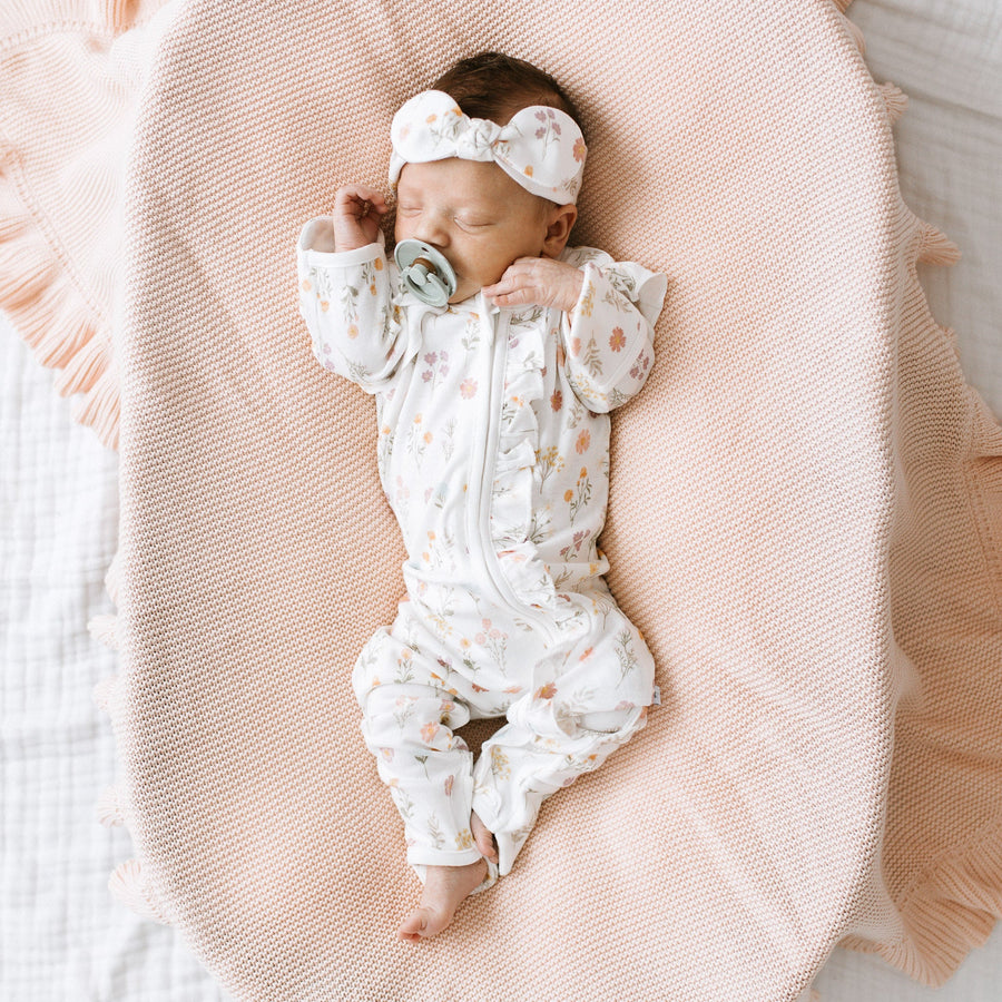 KAYS + KINS Frilled Growsuit - Twinklebloom - 3-6M