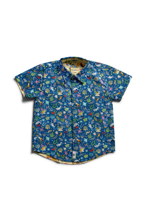 Maison Q Fishscapade Reversible Shirt