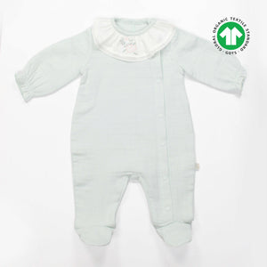 Bistyle Organic Flower & Sage 4-Piece Organic Cotton Baby Wear 3-6M