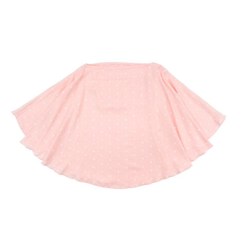 Granny Ben TENCEL muslin pocket poncho in the Fluffy Ball print