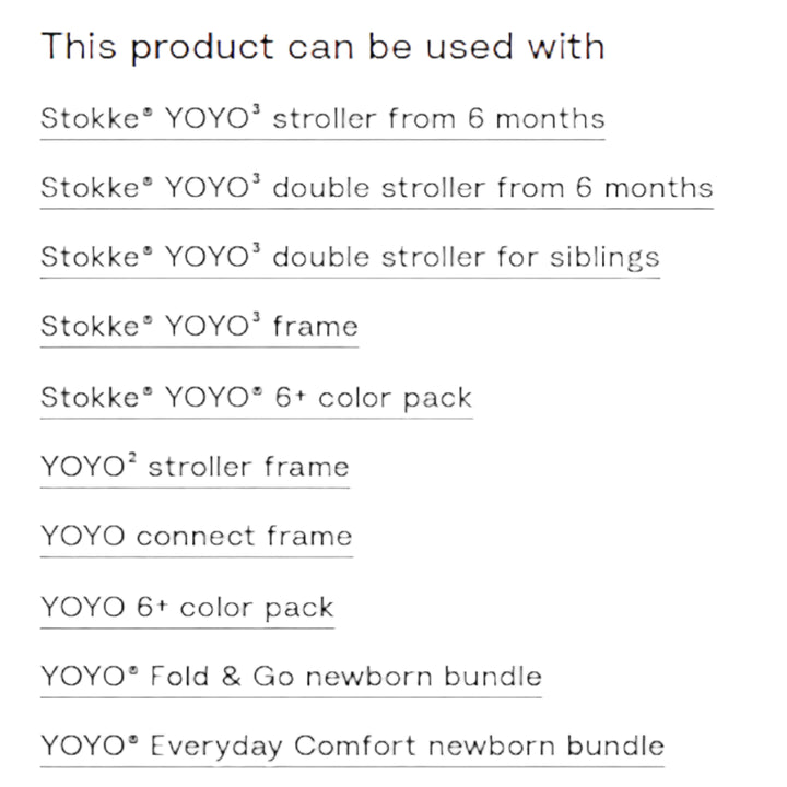 Stokke® YOYO® footmuff