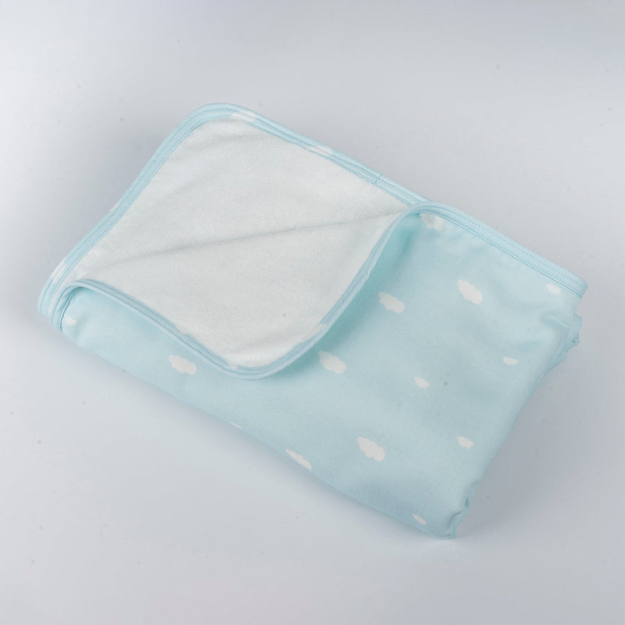 Granny Ben TENCEL baby towel in the Soft Cloud print