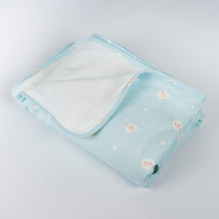 Granny Ben TENCEL baby towel in the Sleepy Sheep print